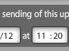TweetDeck med tidspublicering