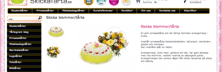 skicka blommor