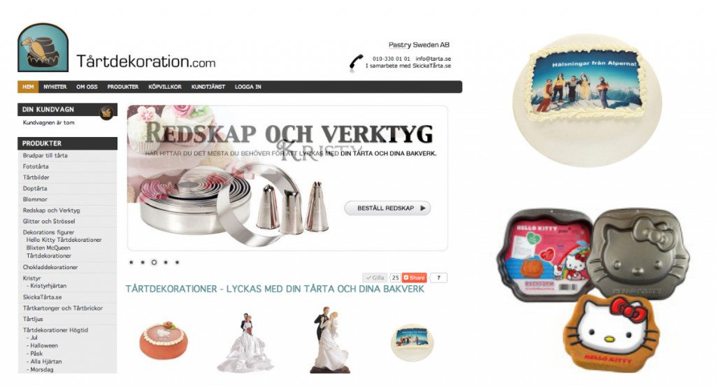tårtdekorationer