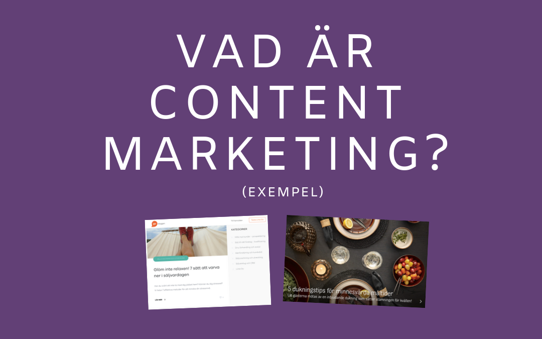 Vad är Content Marketing?