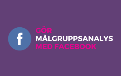 Undersök målgruppens storlek med facebook Ads Manager