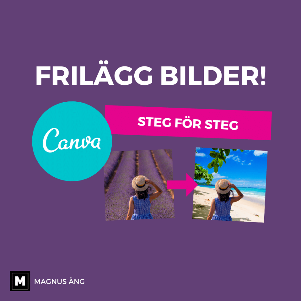 Frilägg bilder med Canva Frilägg bilder med Canva, här är min steg för steg guide.