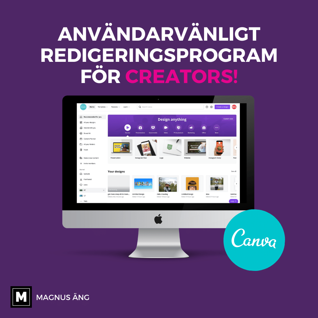 Vad är Canva? Vad är Canva? Ett användarvänligt redigeringsprogram för creators.