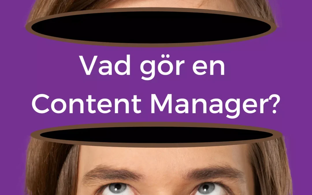 Vad är en Content Manager?